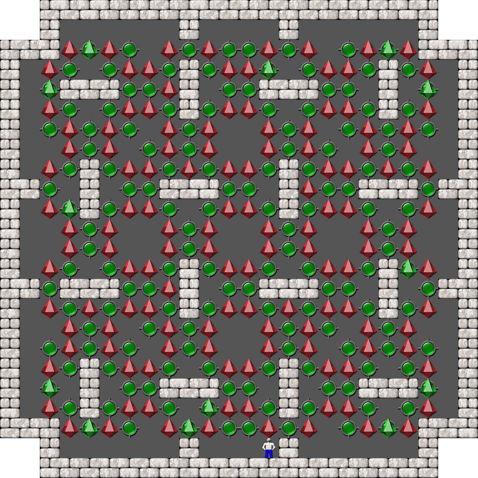 Sokoban Sasquatch 05 Arranged level 55